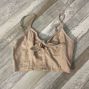 aerie cropped tank top